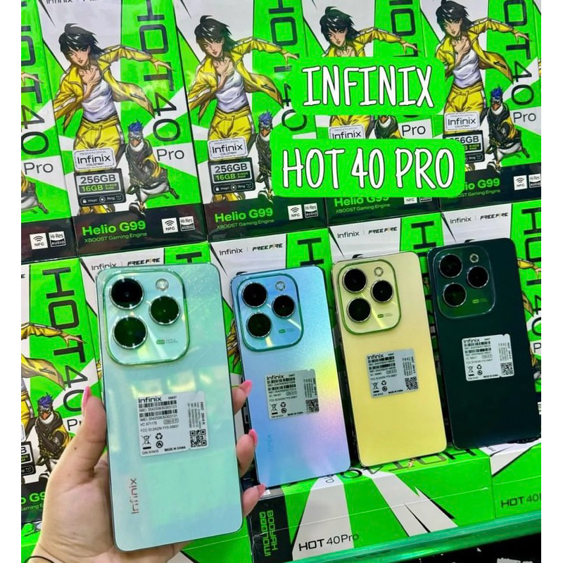 PROMO HP Infinix Hot 40 Pro 16GB+512GB HD Handphone Android 7000mAh 5G Second Baru FullSet