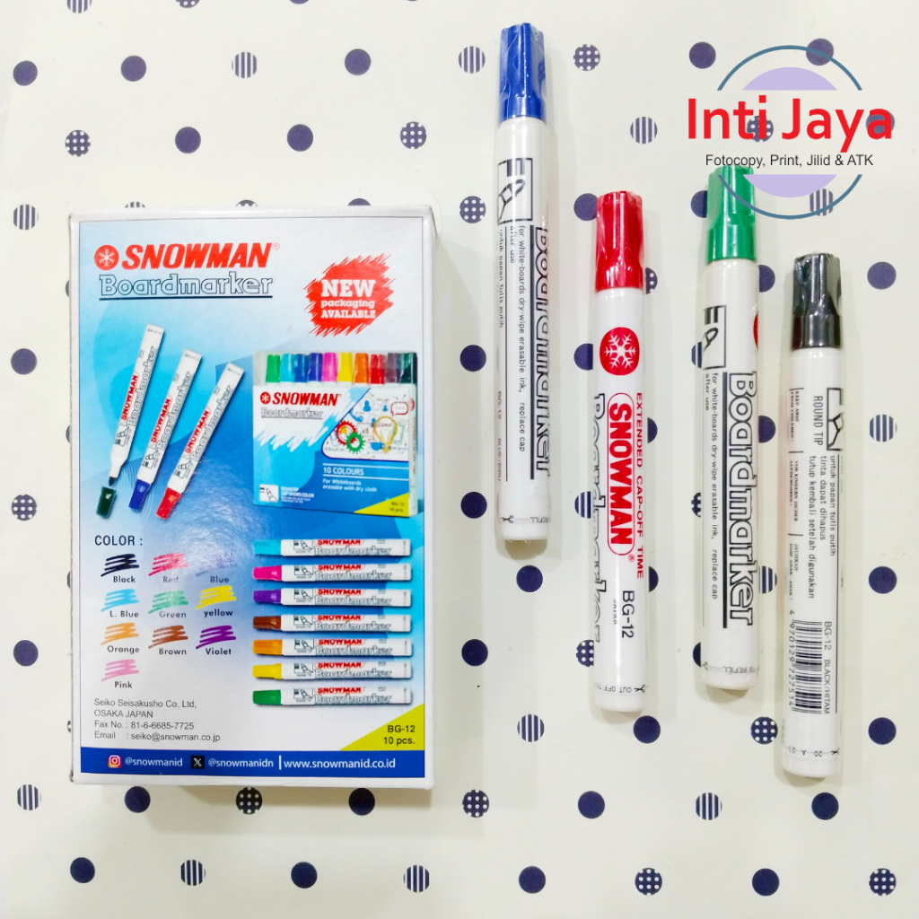 

Spidol Snowman Whiteboard BG 12