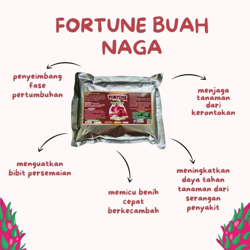 Pupuk Pelebat Buah Naga, Penyubur Tanaman Buah Naga, Booster Buah Naga Organik