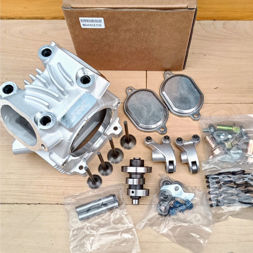 Cylinder Head Kop Assy Mio 4 Klep 24 21 mm JRC porting cnc Templar Roller Titanium