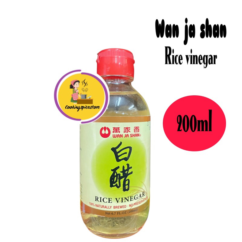 

Wan ja shan rice vinegar cuka beras 200 ml - untuk masak import