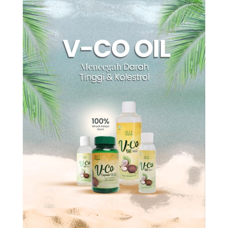 

vco minyak kelapa sr12, vco cair, vco kapsul