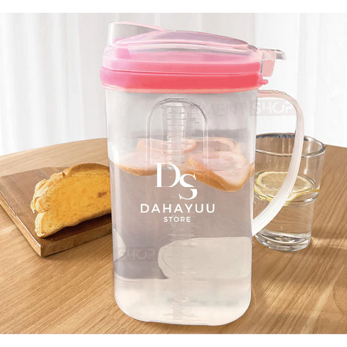 Botol Teko Tempat Wadah Minyak Goreng Minuman Es Jus Buah Lemon Jeruk 2L Serbaguna