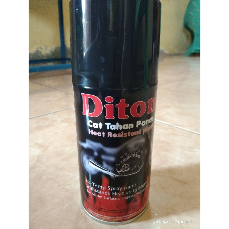 Cat Knalpot Tahan Panas Diton Black