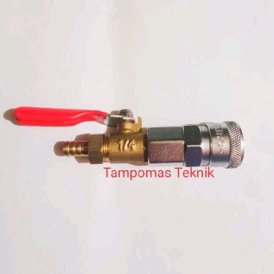 Kran Kompresor Bonus Coupler Sf20 Tekiro Sambungan kran Kompresor