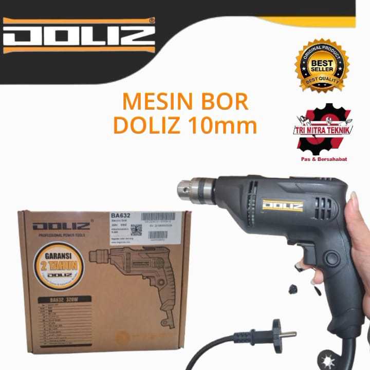 DOLIZ MESIN BOR LISTRIK 10MM DOLIZ BA632 DRILL BOR