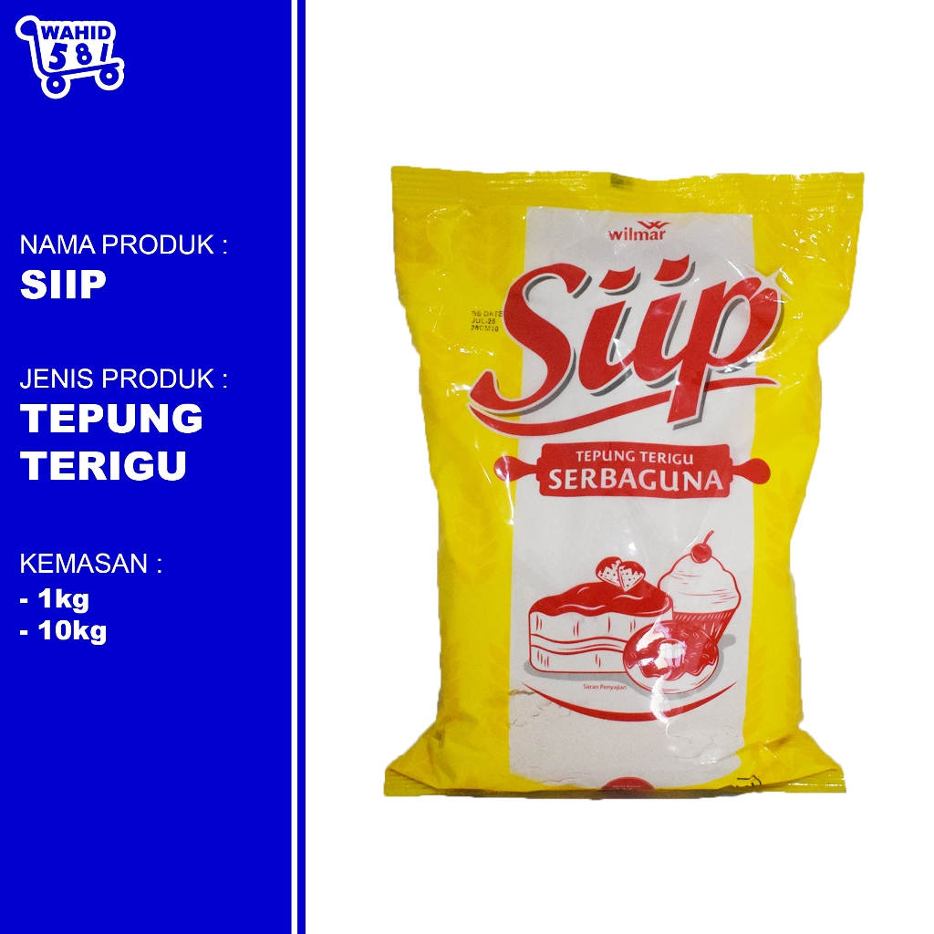 

Tepung Terigu Wilmar SIIP / Tepung Terigu / 1kg