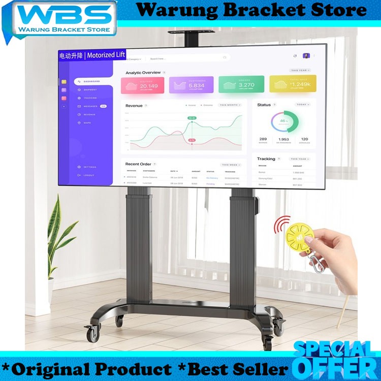 Bracket Standing North Bayou TV NB TW 75"- 100" TV STANDING IMPORT