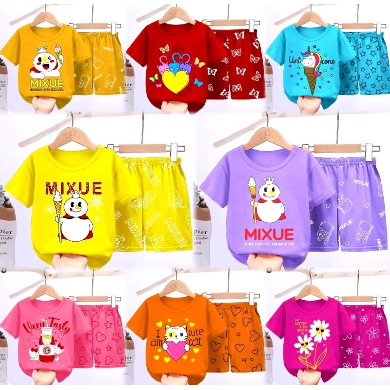 VALMELO SETELAN ANAK CEWEK/ BAJU BAYI PEREMPUAN/BAJU ANAK PEREMPUAN/ SET BAJU