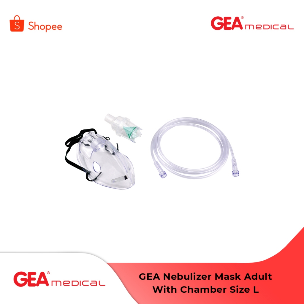GEA Nebulizer Mask Adult with Chamber (Size L)