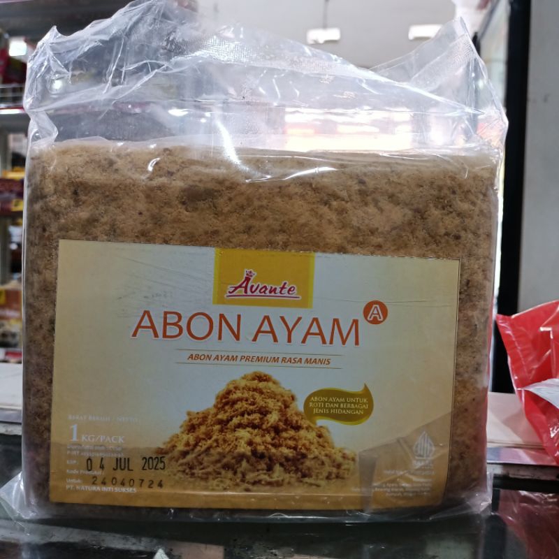 

Abon Ayam Avante / Abon Ayam Manis 1kg