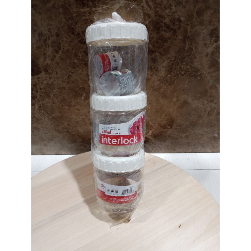 LocknLock interlock 280ml (3pcs)