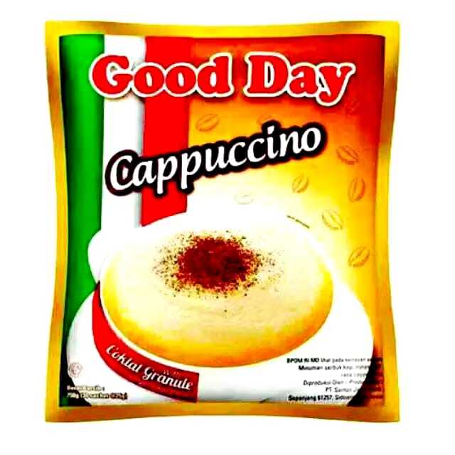 

KOPI GOOD DAY CAPPUCCINO 1 RENTENG 10 SACHET