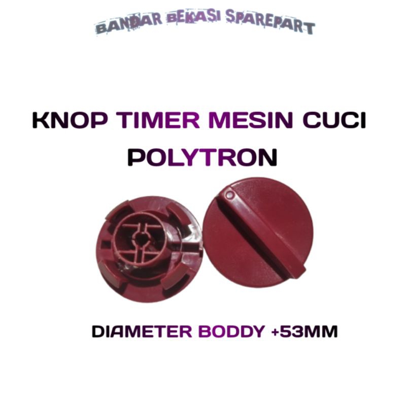 knop timer mesin cuci polytron 2 tabung merah / knop mesin cuci polytron