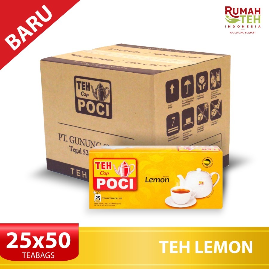 

Teh Celup Poci Rasa Lemon Carton Pack (1 karton isi 50 boks)