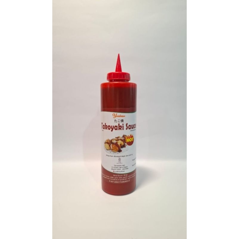 

Saus Takoyaki Pedas 800gr Halal MUI Botol High Grade Lentur