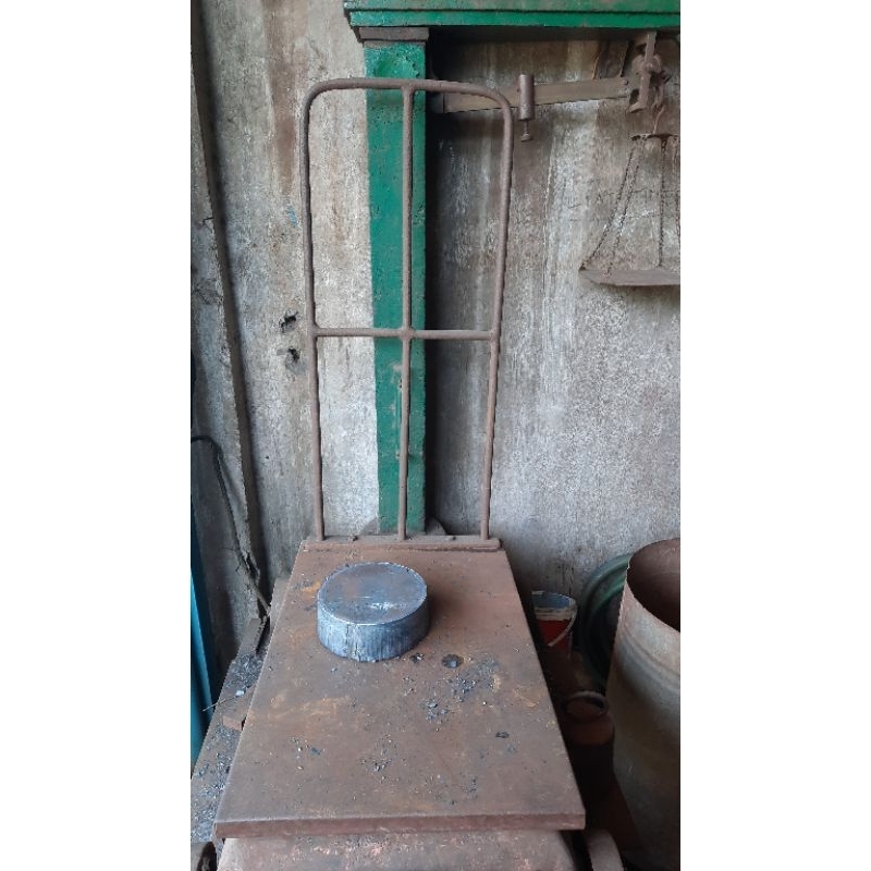 Besi plat bulat tebal 50mm diameter 120mm 1pcs