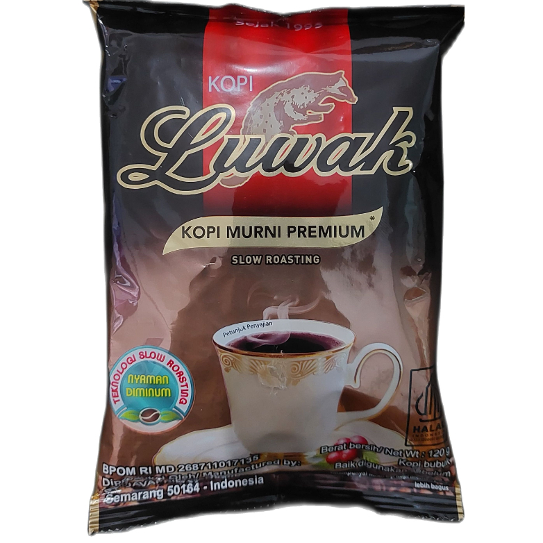 

Kopi Luwak Kopi Murni Premium Tanpa Gula 120 gram