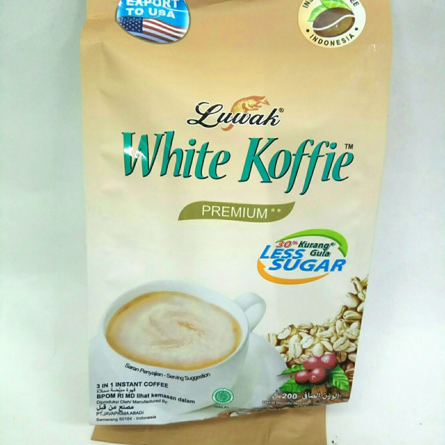 

Luwak White Koffie Premium Less Sugar 10's