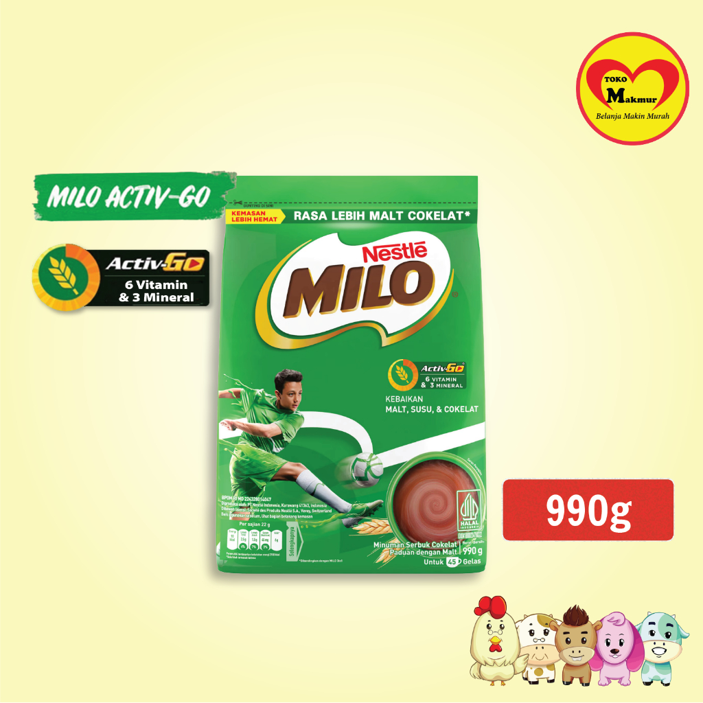 

Milo Active-Go 990gr / Toko Makmur Kapas Krampung