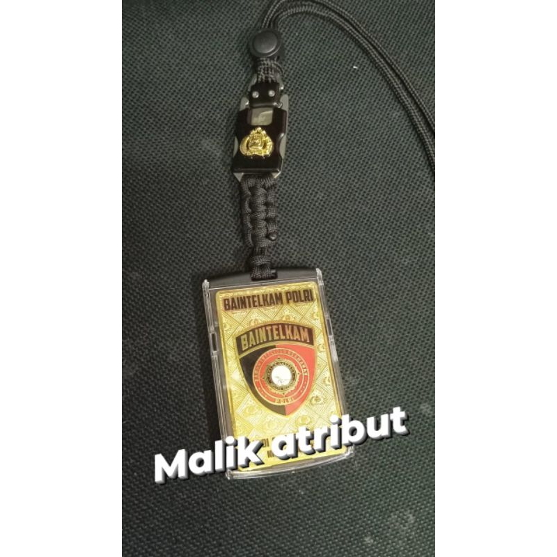 

id Card Lencana intelkam satu sisi