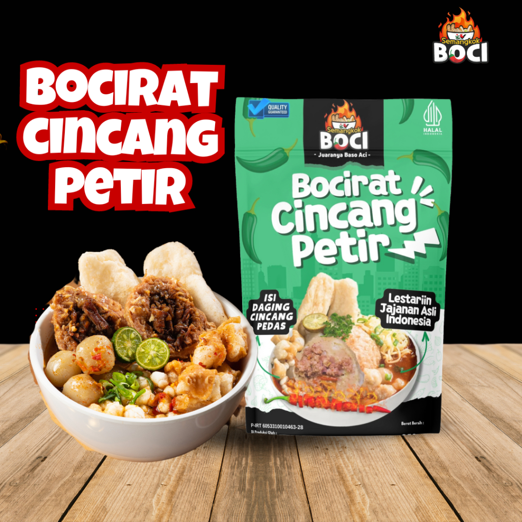 

Bocirat Cincang Petir Semangkok Boci