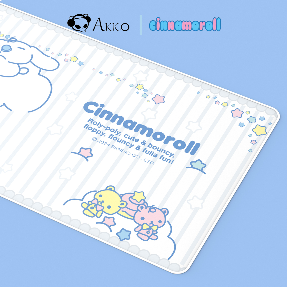 Akko Cinnamoroll Star MousePad - Akko x Cinnamoroll Limited-edition mousepad