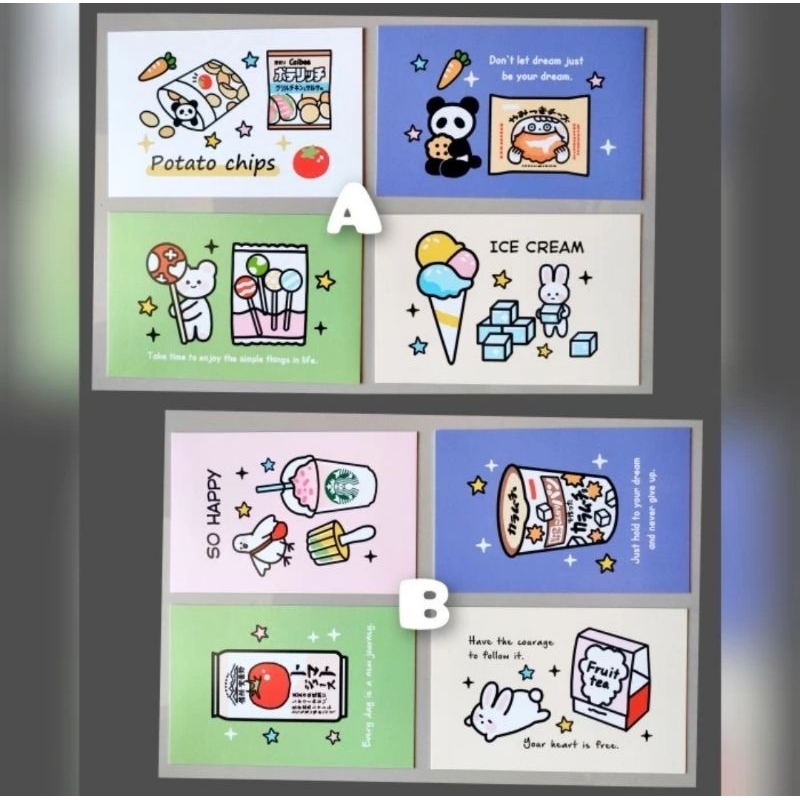 

Sweet snack postcard