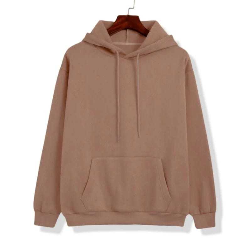 Kualitas Super Switer Sweater Hoodie Polos Pria Wanita Kece Tebal Remaja Dewasa Keren