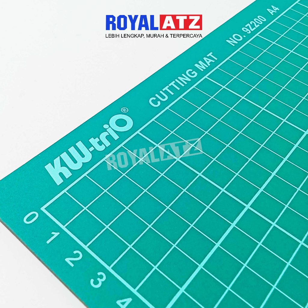 

Alas Pemotong Ukuran A4 / Cutting Mat Hijau KW-9Z200 Double Sided Self Healing