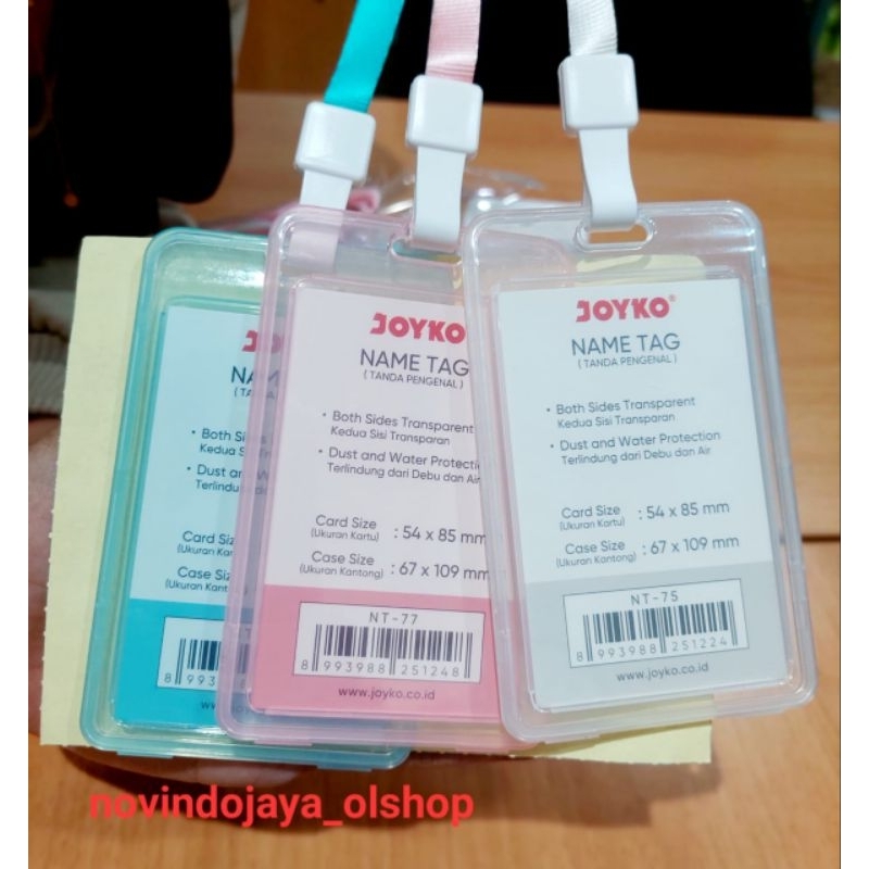 

NAME TAG MEREK JOYKO NT-75-76-77 TERMURAH