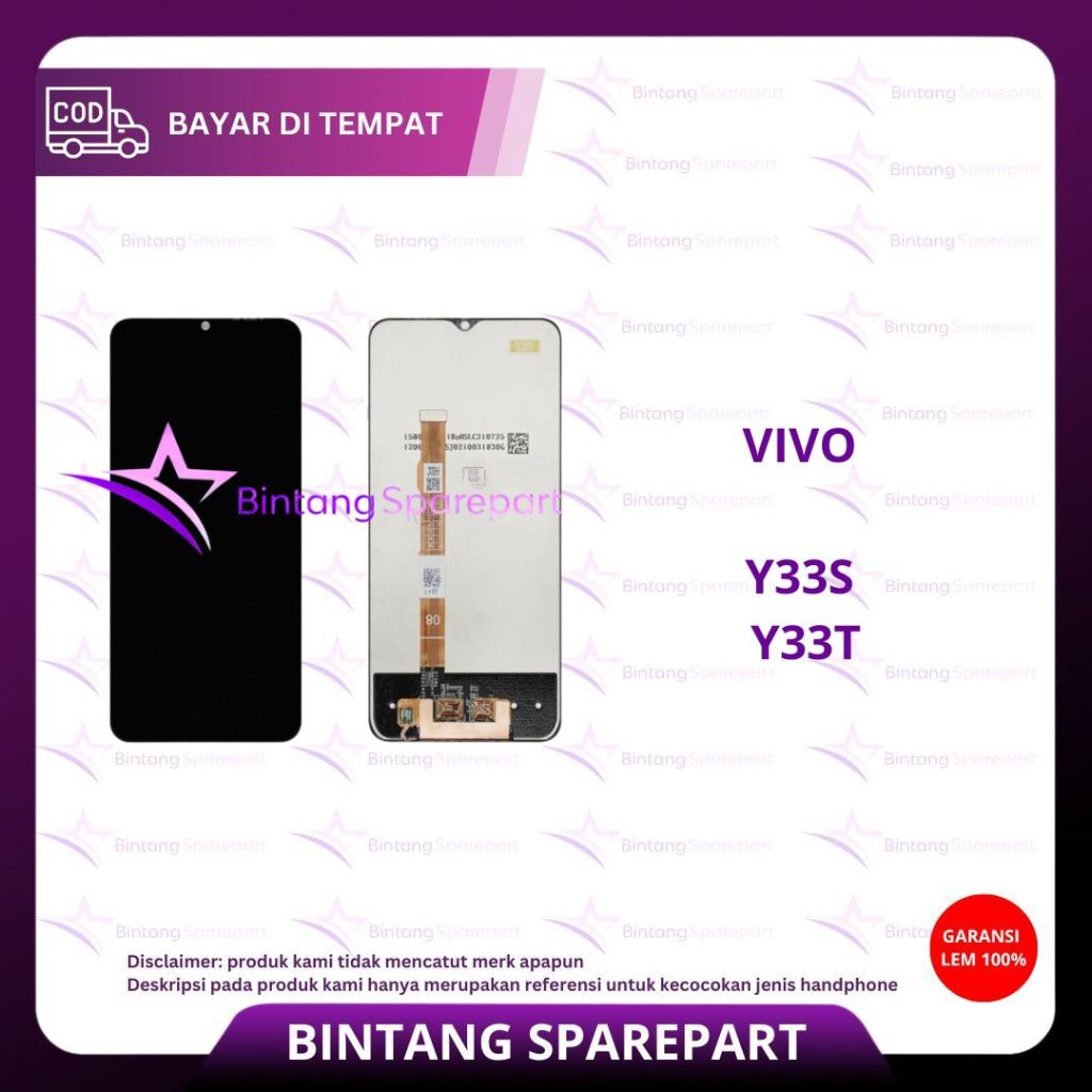 LCD TOUCHSCREEN VIVO Y33S / Y33T