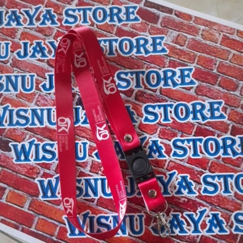 

lanyard tali idcard layer OJK terbaru