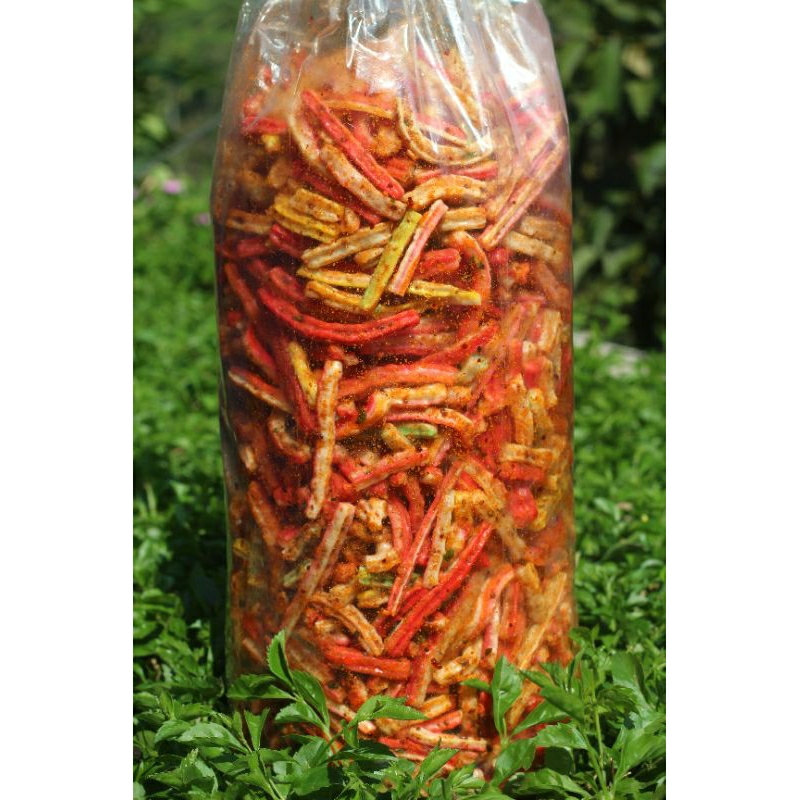 

kerupuk beton bumbu cikruh pedas