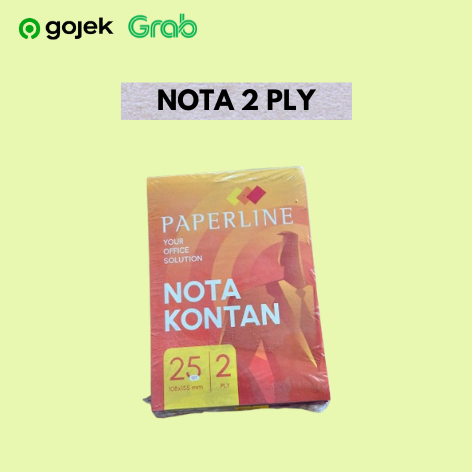 

Nota Kontan Kecil Paperline 2 Ply - 10 Buku
