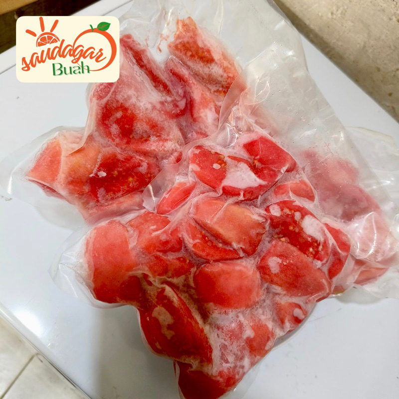 

RB Buah Guava Merah Frozen Daging Buah Jambu Biji Merah Fresh Beku