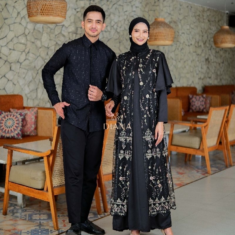 COUPLE GAMIS BURKAT | GAMIS ENTIK by Diana Batik Trusmi