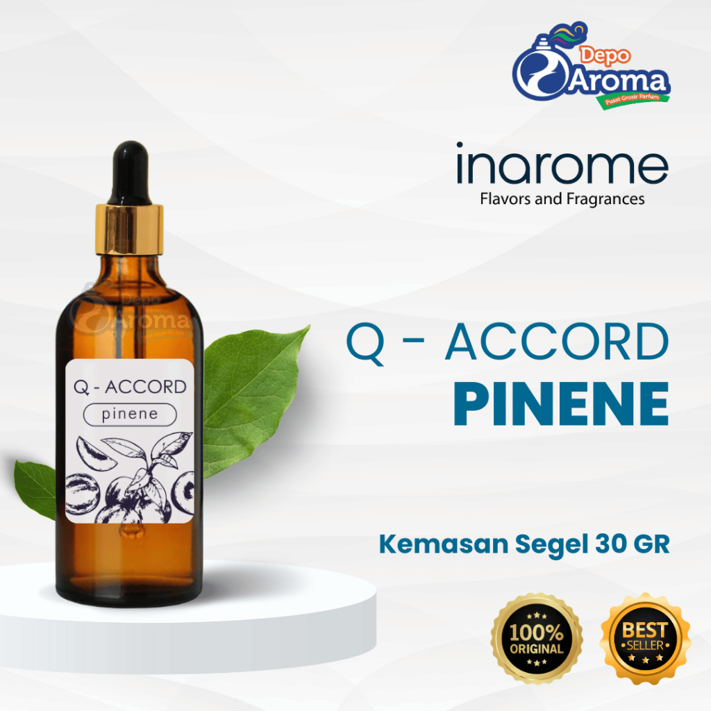 Q Accord - Bahan Campuran Parfum - Pinene - 30ml - Inarome