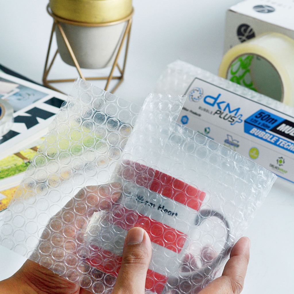 

InJO Plastik Bubble Wrap Bubble Pack Bubble Packing 50m DKM Rusfet Premium
