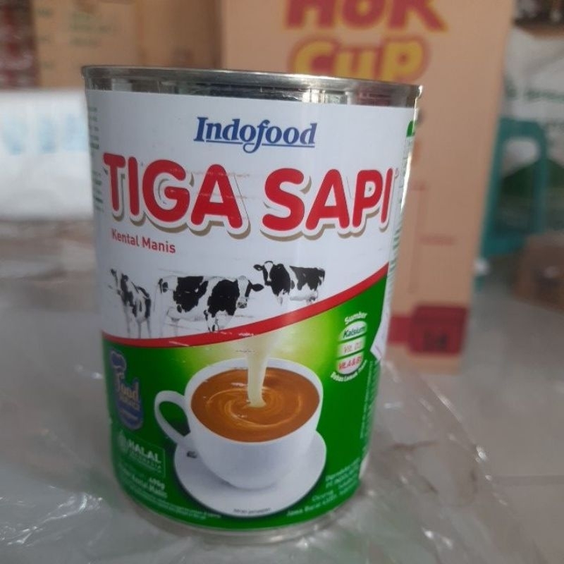 

Indofood susu Tiga Sapi kental manis 490gr