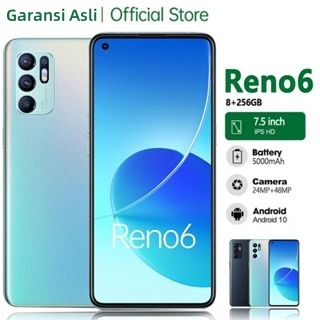 Hp terbaru 2024 OPPO Reno6 PRO RAM 8GB ROM 256GB 7.5inch Handphone android hp murah baru Ponsel Pint