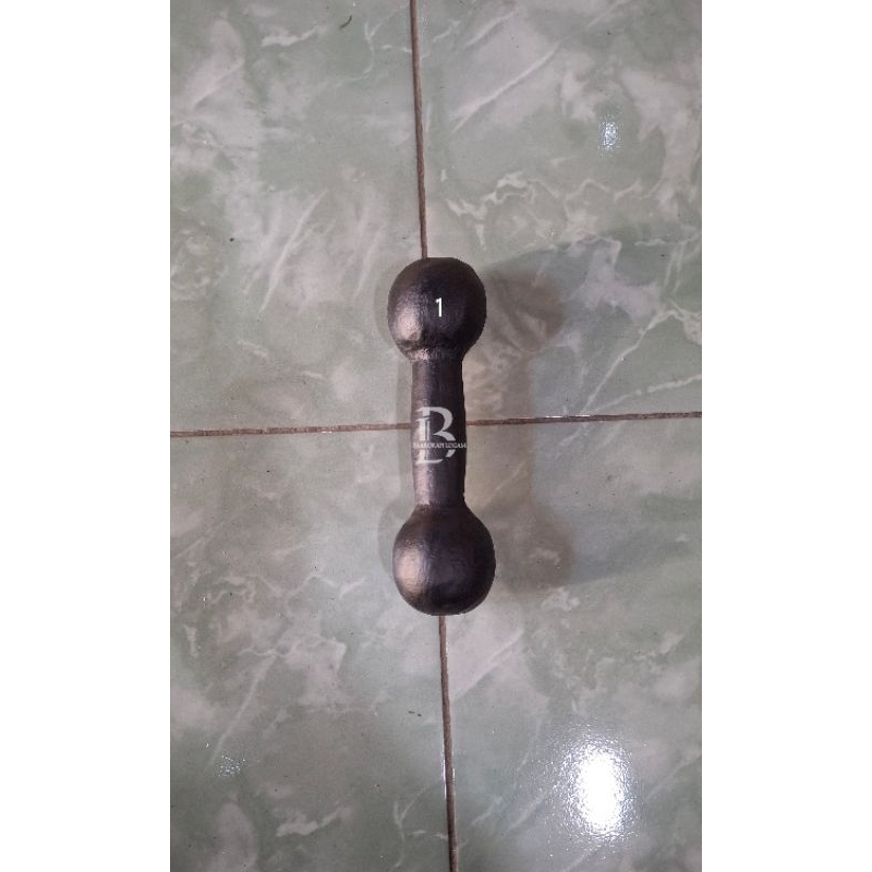 dumbel / barbel 1kg bahan besi cor padat