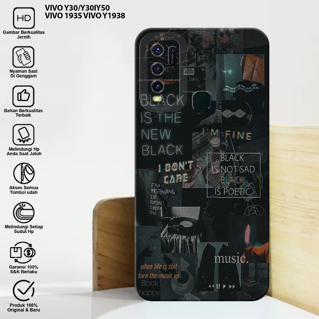 CASE VIVO Y30 Y30I Y50 - Casing Hp Vivo Y30 Y30I Y50 Motif AESTHETIC - Case Hp Vivo Y30 Y30I Y50 - C
