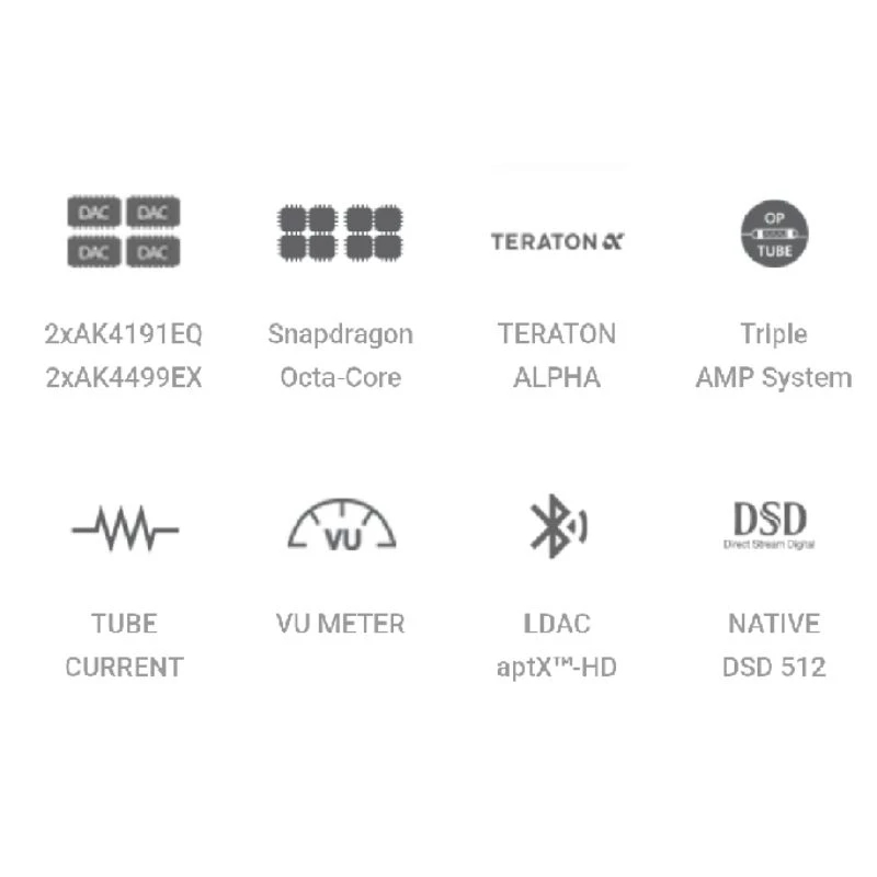 Astell&Kern A&ultima SP3000T / SP3000 T / SP 3000T / SP 3000 T Premium Hi-Res Vacuum Tube Music Play