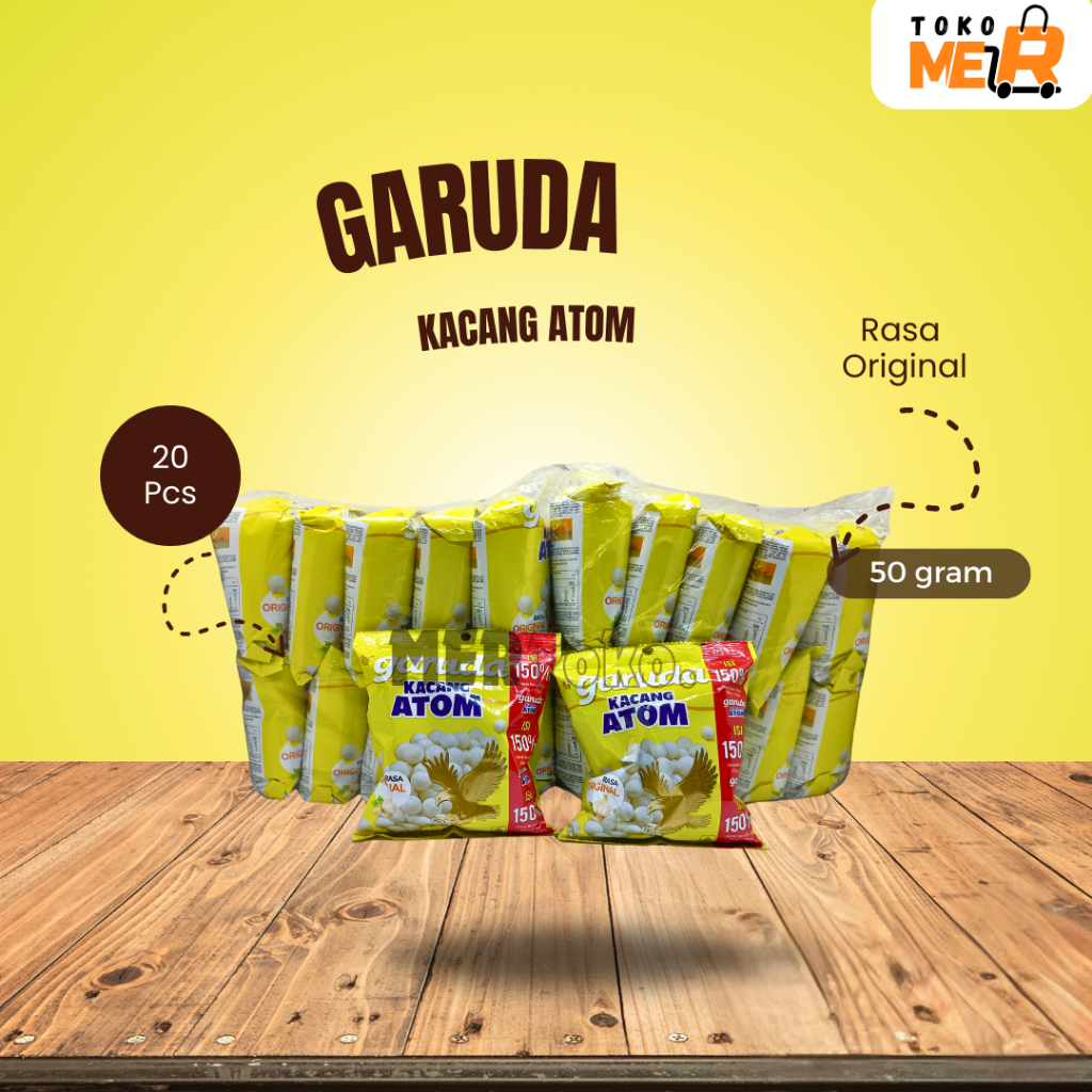 

Garuda Kacang Atom Original (10/20 x 50 gr)