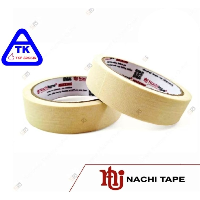 

MASKING TAPE NACHI,SOLASI/LAKBAN KERTAS 3VARIASI UKURAN