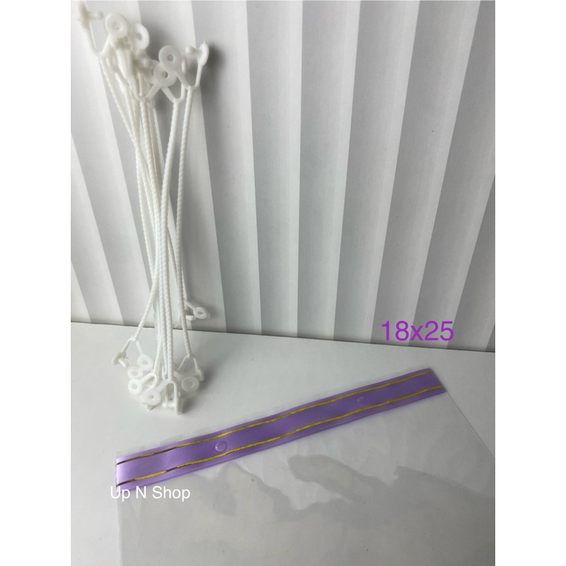 

Plastik Ultah 10pcs+tali tenteng UNGU 18x25cm