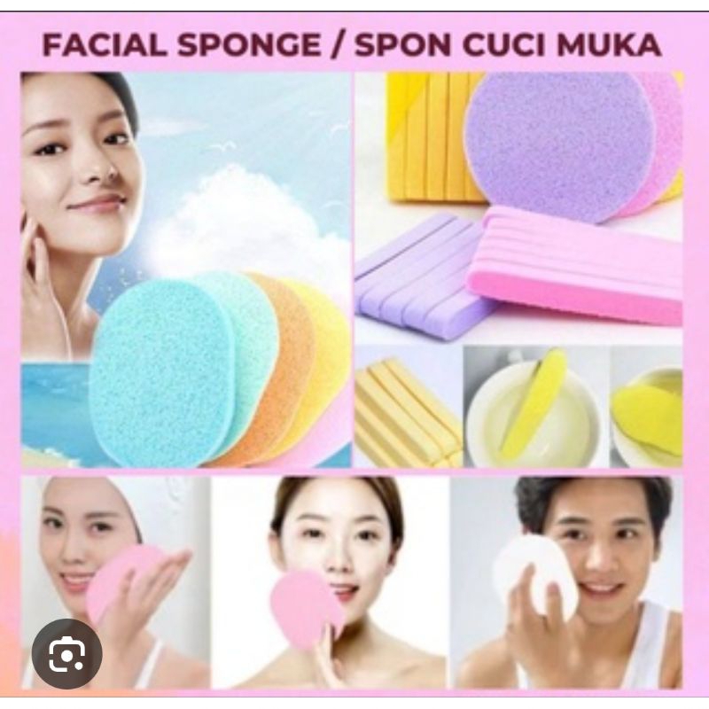 

Sponge Kentang (spons cuci muka) isi 5 & isi 10