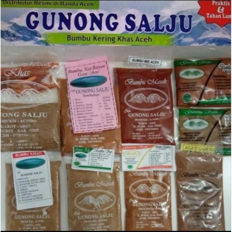 

Bumbu Masak Aceh Gunung Salju , kari, masak putih, mie Aceh