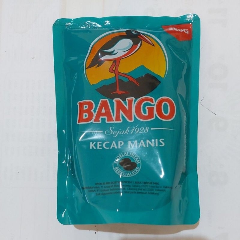 

Bango kecap manis refill (Jatim)540gr isi12pcs/dos expayet 2025